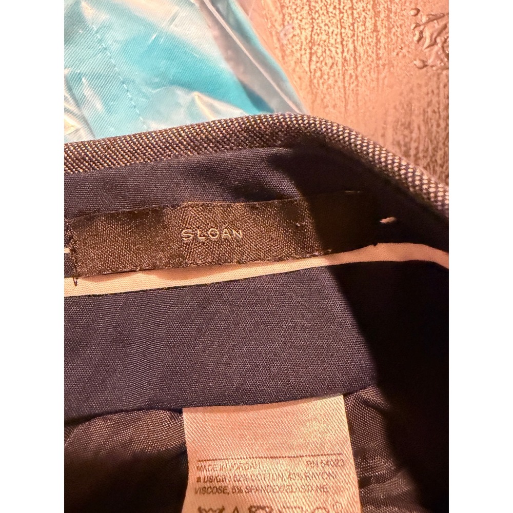 Banana Republic Sloan‎ Light Gray Slim Cropped Dress Pants 783611-01 Womens 14 - Picture 4 of 7